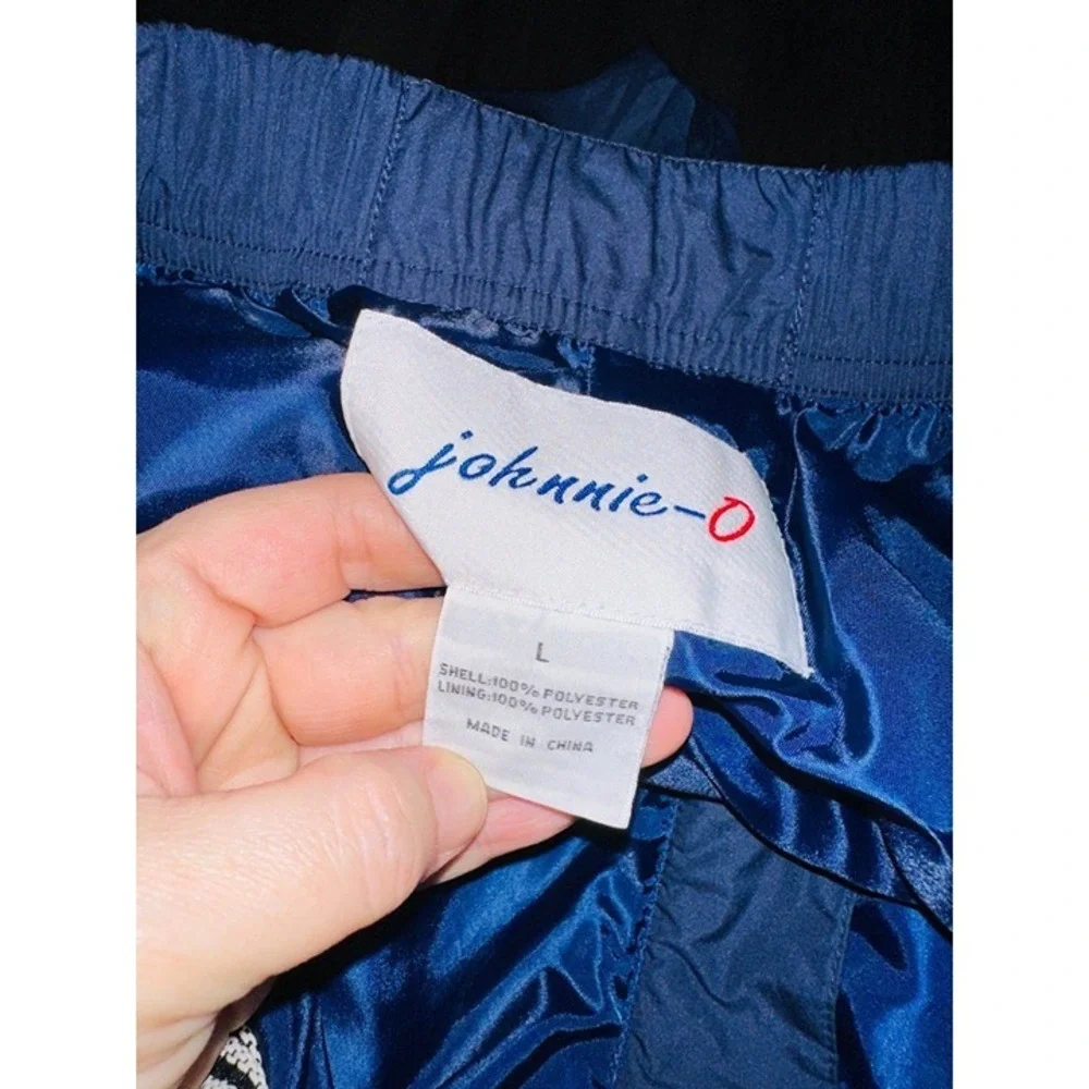 C1 Johnnie-O‎ Mens Shorts Large Navy Board Adjustable waist Performance